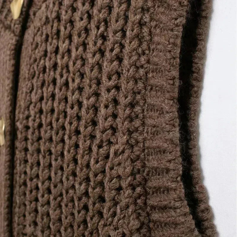 Leonelle – Button detailing – Sweater vest-15133677191541-Mirella Fiore