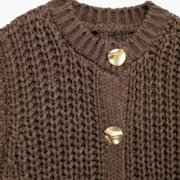 Leonelle – Button detailing – Sweater vest-15133677191541-Nancy & Mae Savannah