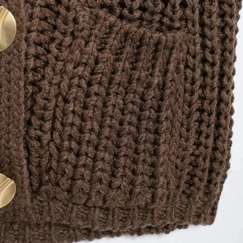 Leonelle – Button detailing – Sweater vest-15133677191541-Nancy & Mae Savannah