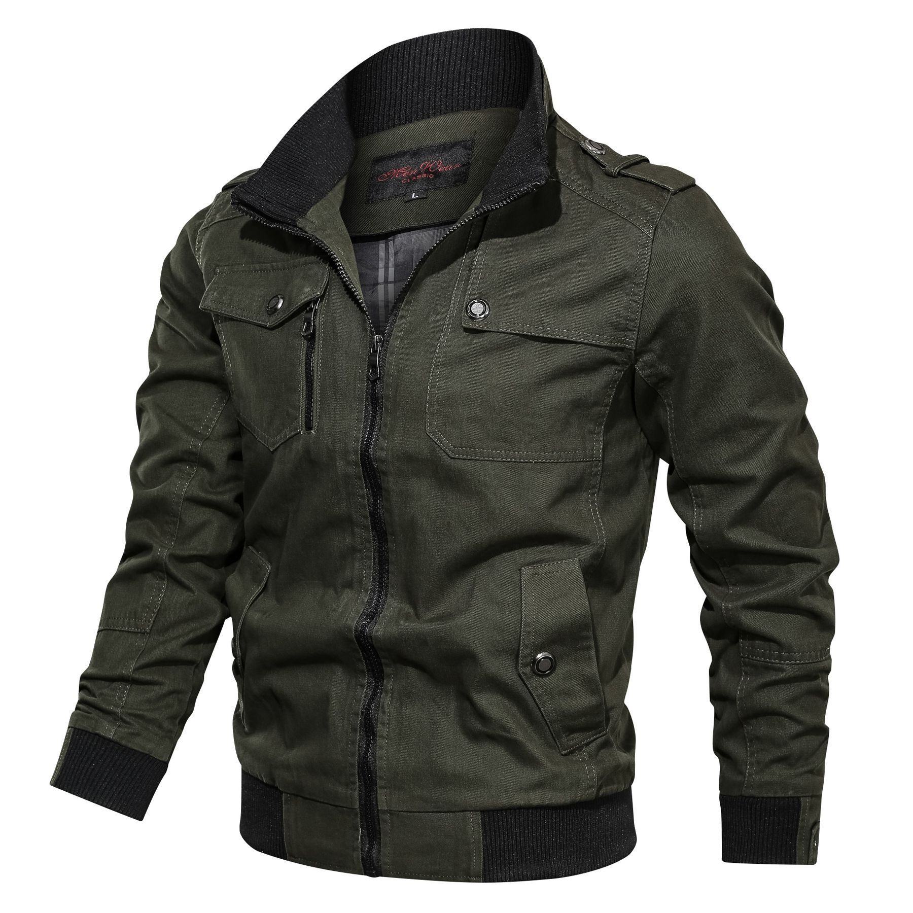 Liam - Casual Cargo Combat Winter Jacket-15551926042997-Mirella Fiore