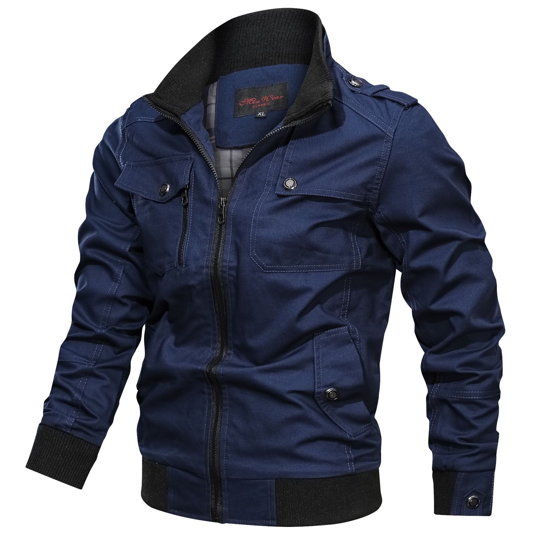 Liam - Casual Cargo Combat Winter Jacket-15551926042997-Mirella Fiore