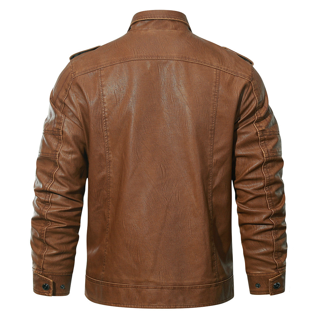 Liam - Fleece Biker Jacket-15551926829429-Mirella Fiore