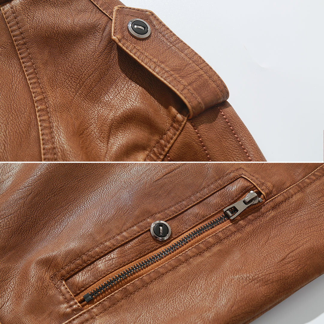 Liam - Fleece Biker Jacket-15551926829429-Nancy & Mae Savannah