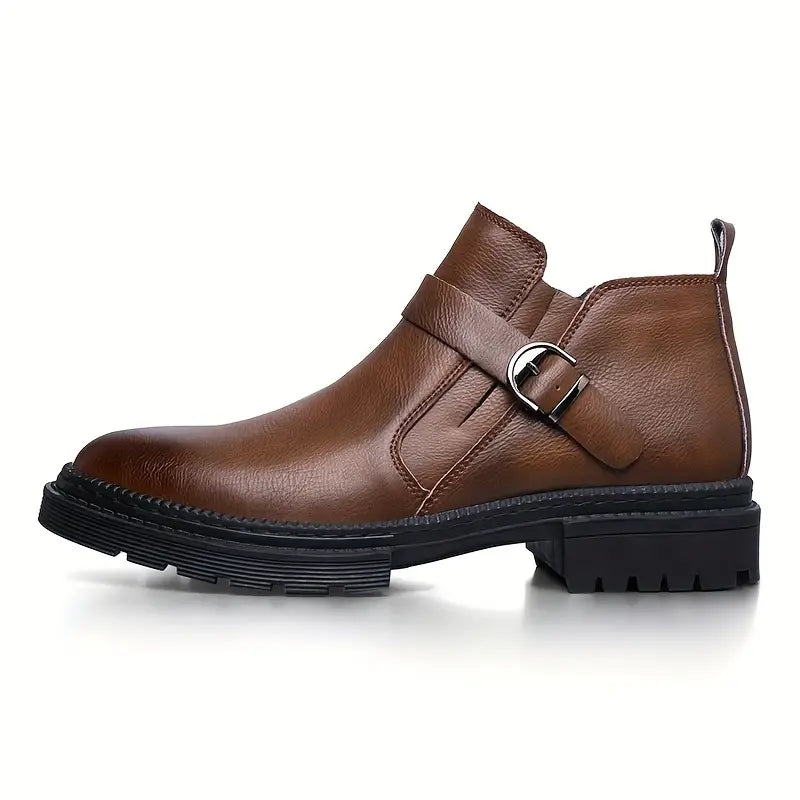 Liam - Leather Ranger Boots for Men-15550770381173-Mirella Fiore