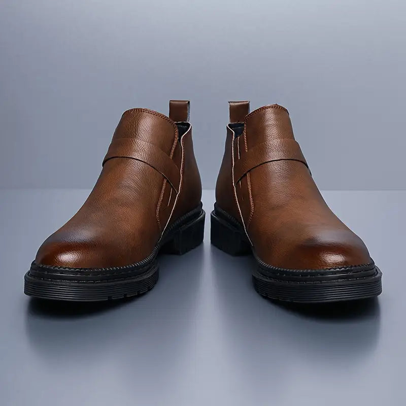Liam - Leather Ranger Boots for Men-15550770381173-Mirella Fiore