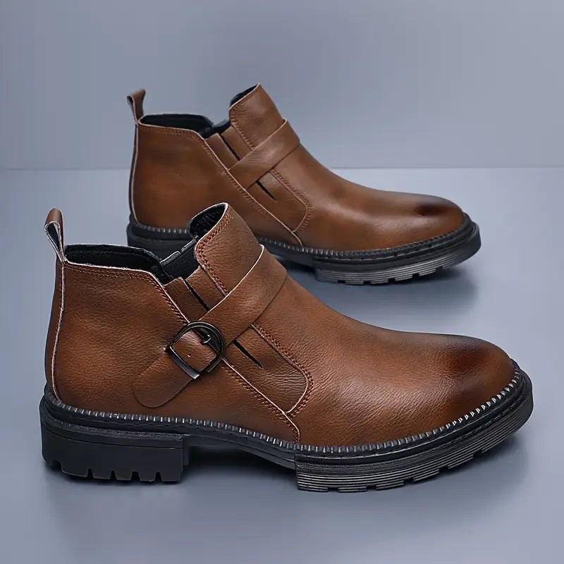 Liam - Leather Ranger Boots for Men-15550770381173-Mirella Fiore