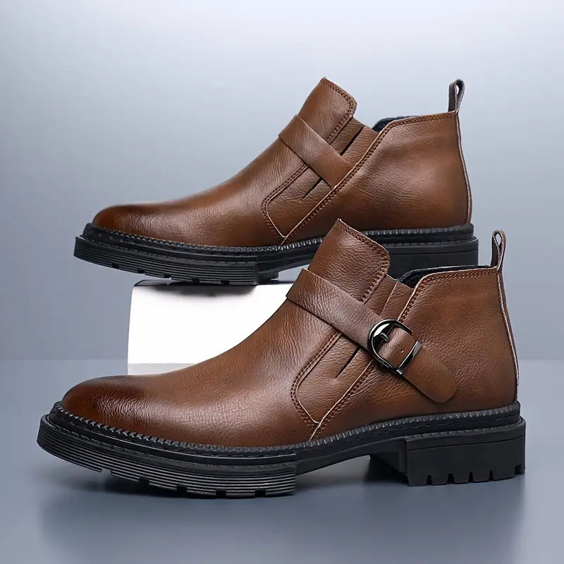 Liam - Leather Ranger Boots for Men-15550770381173-Mirella Fiore
