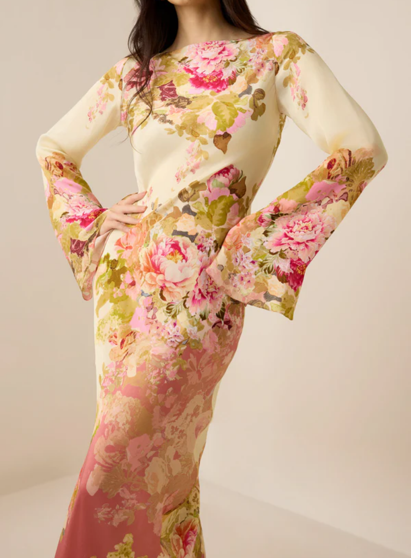Liliana – Floral print – Maxi dress-15223761338741-Mirella Fiore