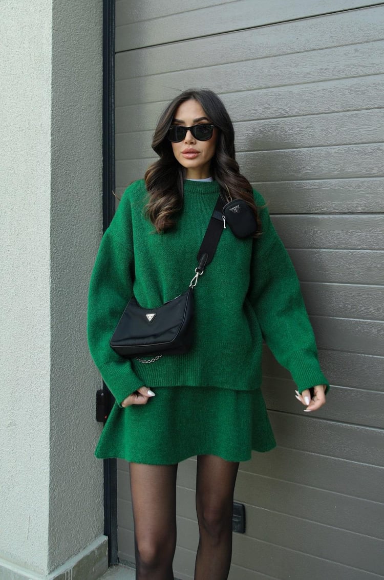 Lily - Cozy Sweater Skirt Set-15549009297781-Mirella Fiore