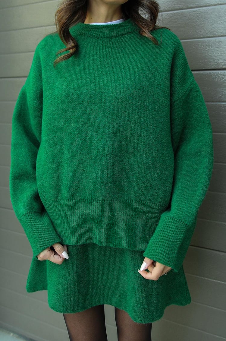 Lily - Cozy Sweater Skirt Set-15549009297781-Mirella Fiore