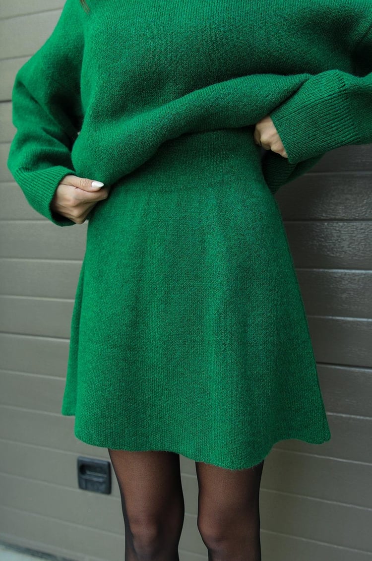 Lily - Cozy Sweater Skirt Set-15549009297781-Mirella Fiore