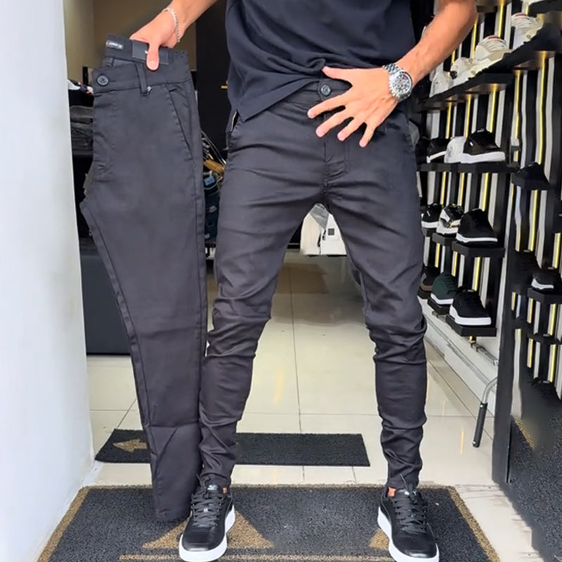Lio | Slim-Fit Trousers-15553982693749-Nancy & Mae Savannah