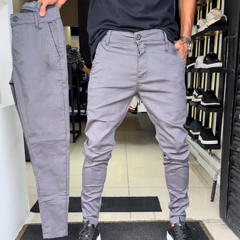 Lio | Slim-Fit Trousers-15553982693749-Nancy & Mae Savannah
