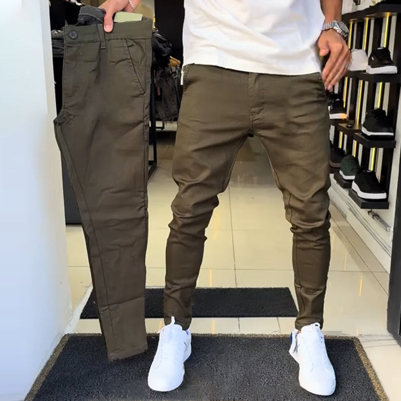Lio | Slim-Fit Trousers-15553982693749-Nancy & Mae Savannah