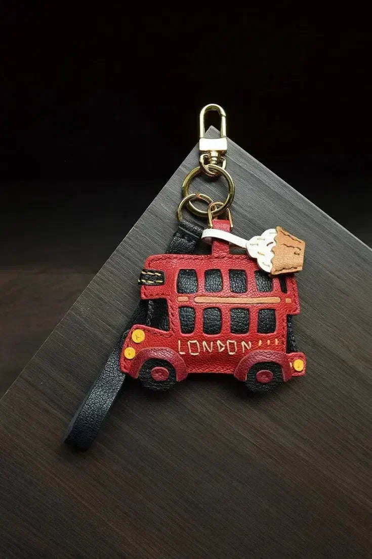 London Bus – Classic design – Bag Charm-15133606871413-Nancy & Mae Savannah