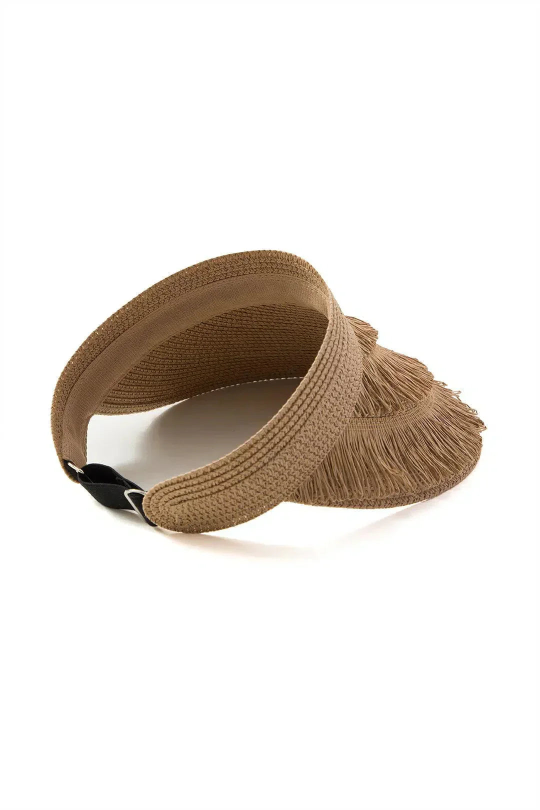 Lorielle – Summer fringe – Wide-brim visor-15133567451509-Nancy & Mae Savannah