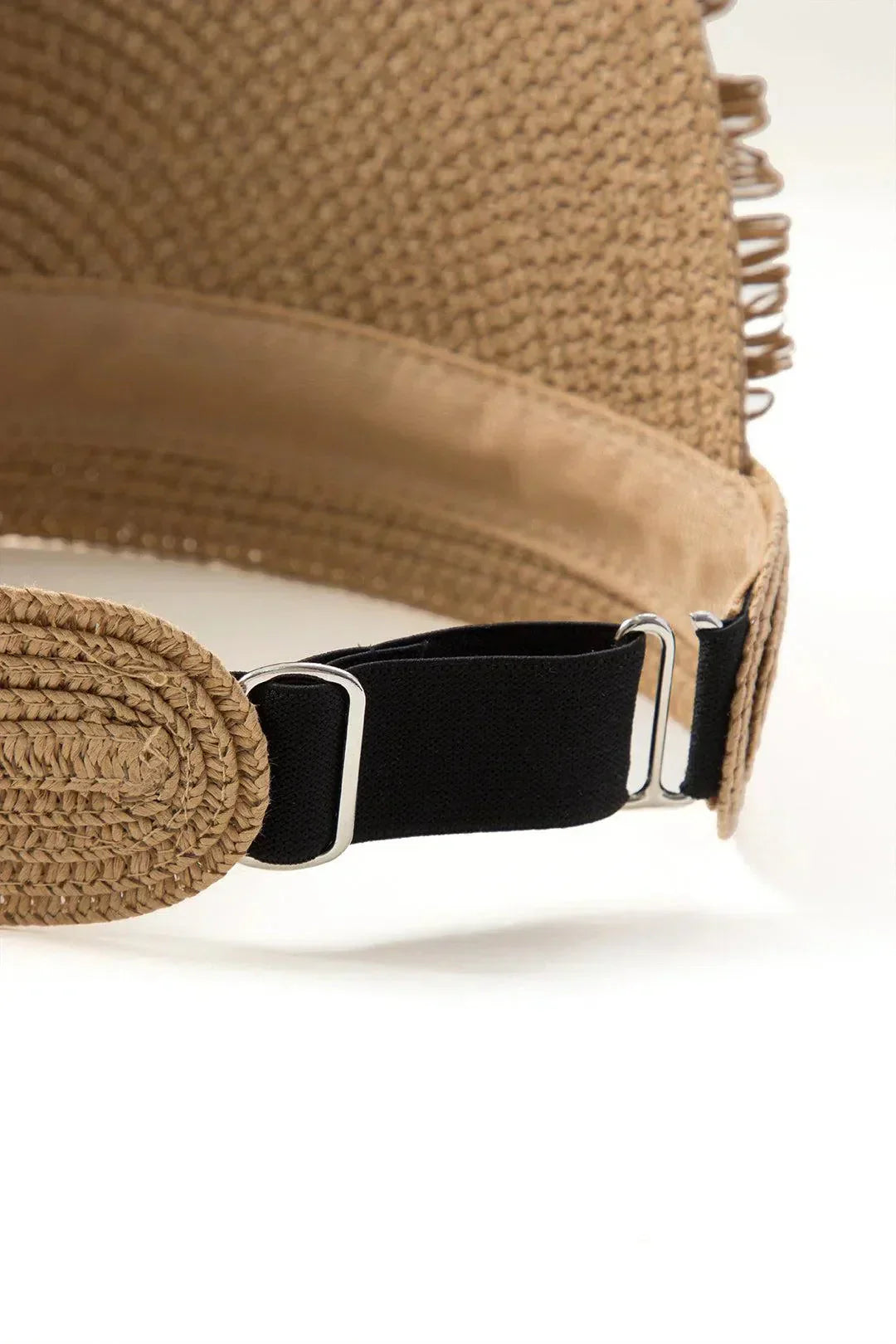 Lorielle – Summer fringe – Wide-brim visor-15133567451509-Nancy & Mae Savannah