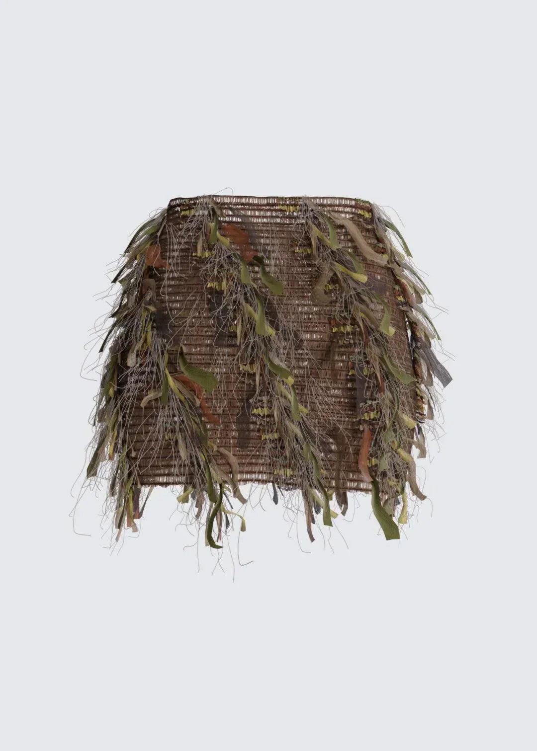 Luciana – Fringed texture – Ruffle skirt-15133692494197-Mirella Fiore