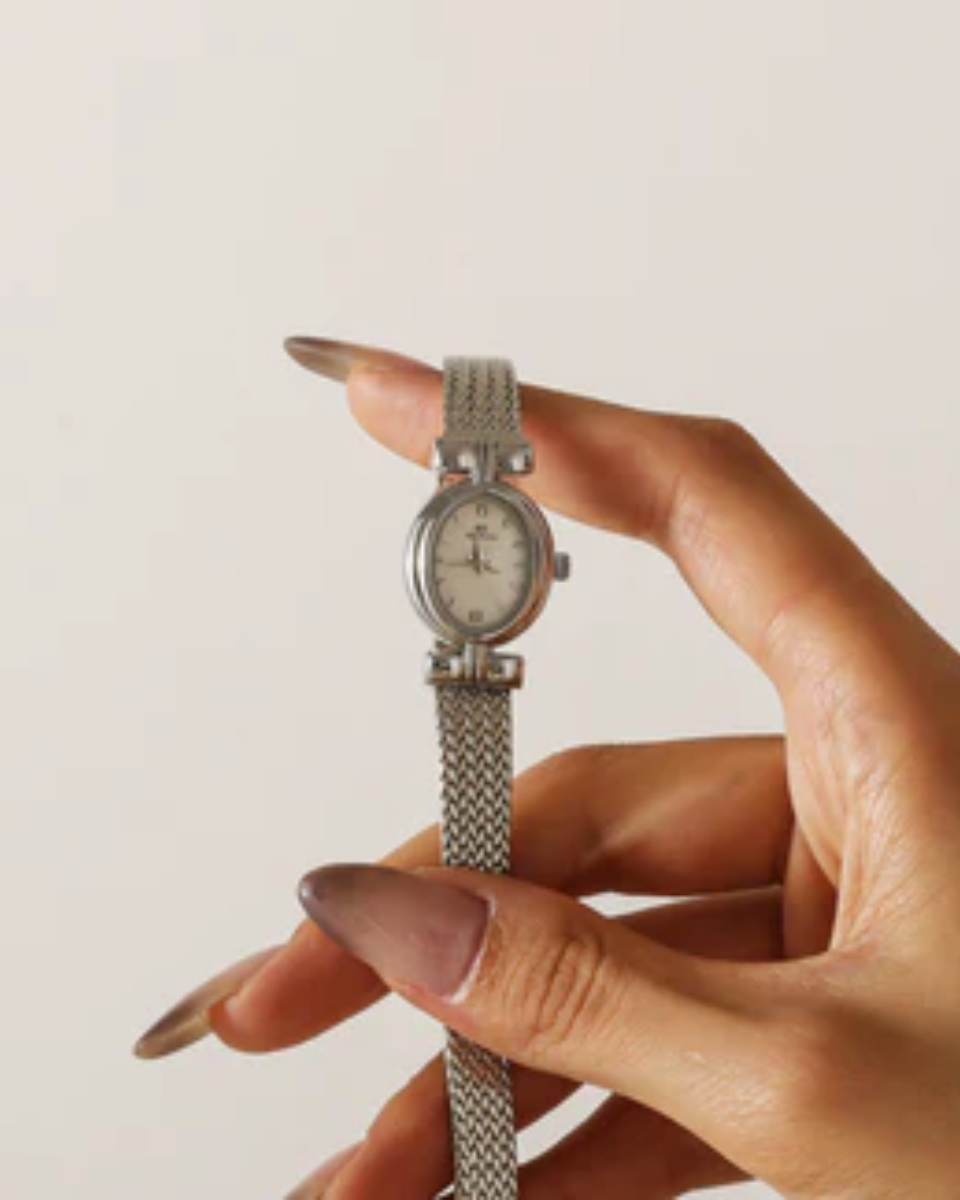 Lucienne – Woven design – Bracelet watch-15233937604981-Nancy & Mae Savannah