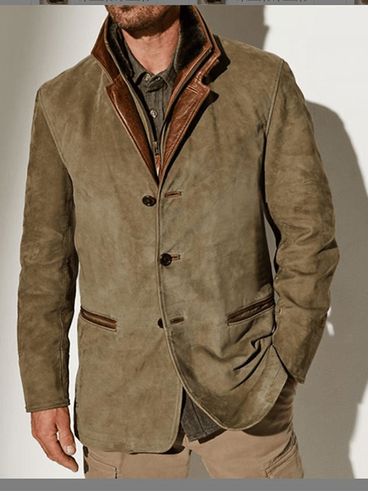 Luke - Men's Vintage Blazer-15551926206837-Mirella Fiore