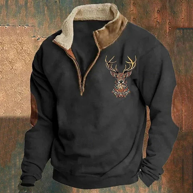 Luke | Sweater with Deer Detail-15553982660981-Nancy & Mae Savannah