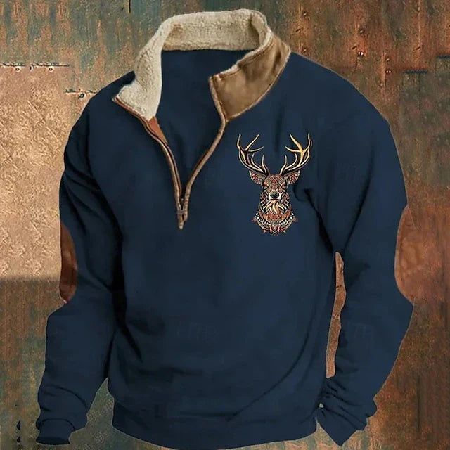 Luke | Sweater with Deer Detail-15553982660981-Nancy & Mae Savannah