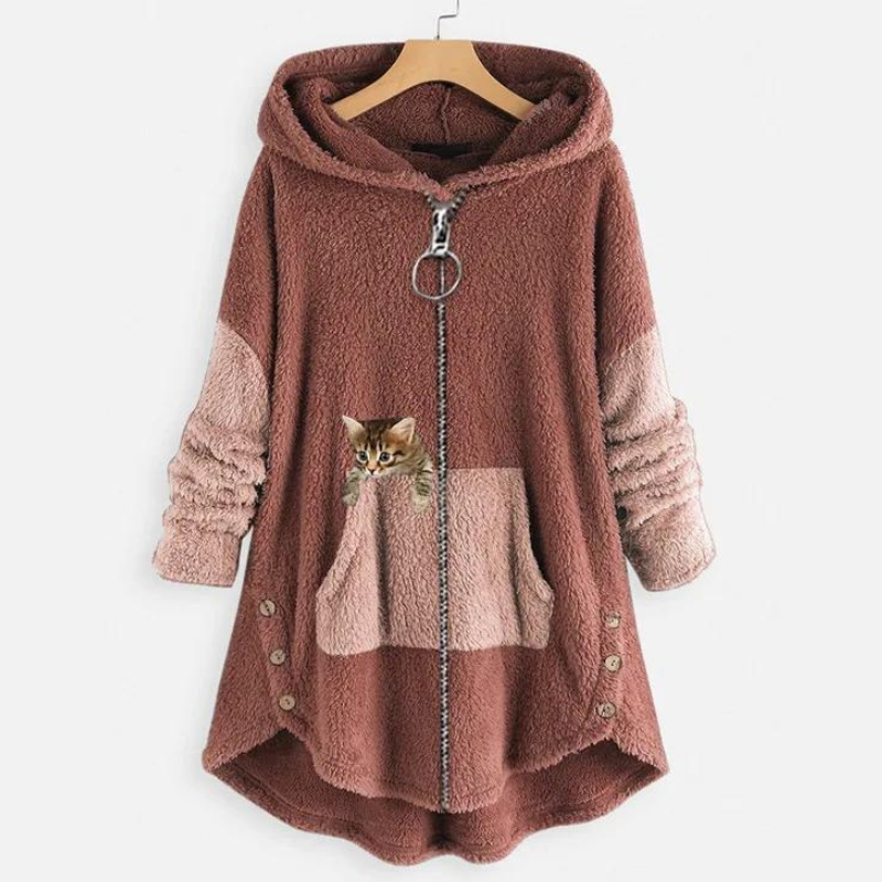 Luna - A warm and soft jacket, cosy as a teddy bear-15547643953525-Mirella Fiore