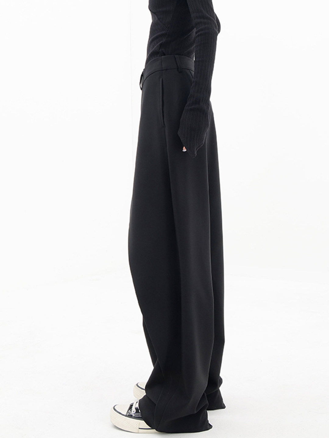 Lunafina – Asymmetric overlay – Wide-leg trousers-15133677486453-Nancy & Mae Savannah