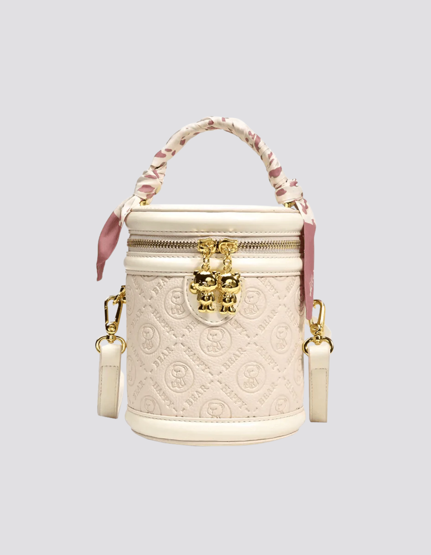 Lunetta – Gold teddy lock – Crossbody handbag-15209173909877-Nancy & Mae Savannah