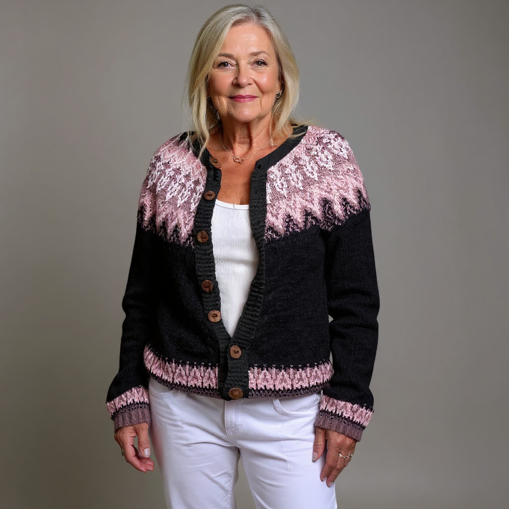 Lydia - Vintage Icelandic Cardigan-15531112825205-Mirella Fiore