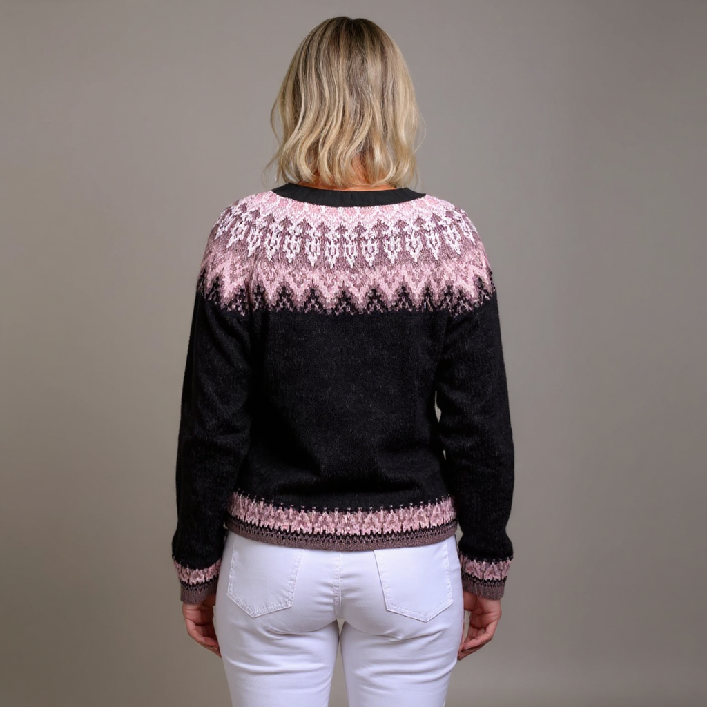 Lydia - Vintage Icelandic Cardigan-15531112825205-Mirella Fiore