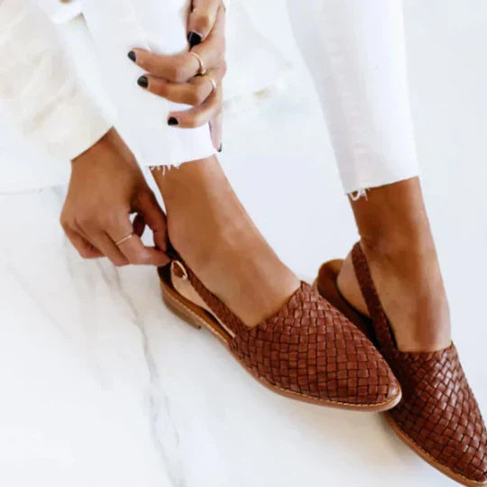 Lyn - Artisan Crafted Flat Sandals-15547820835189-Mirella Fiore