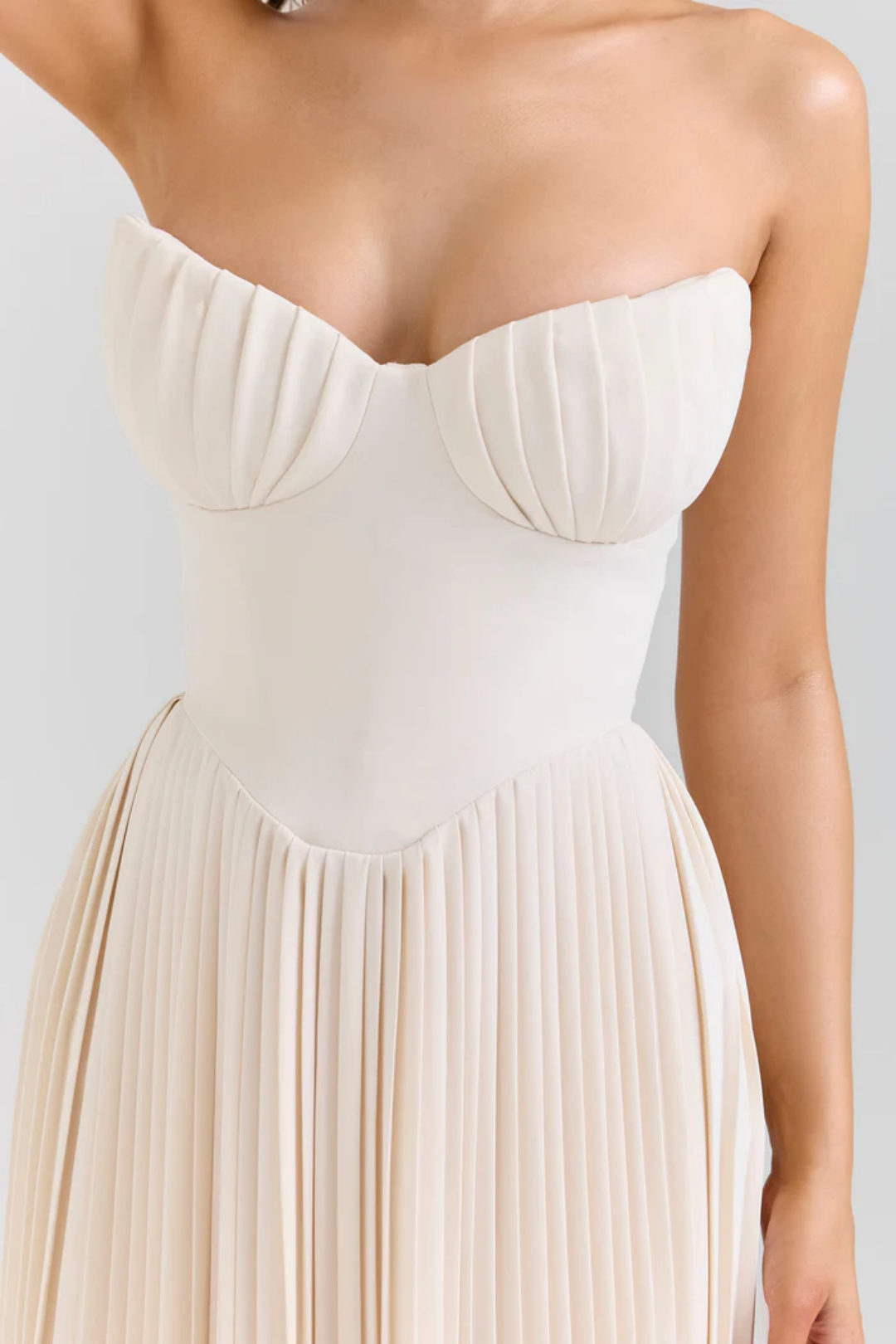 Lynne – Pleated design – Maxi dress-15206609977717-Mirella Fiore