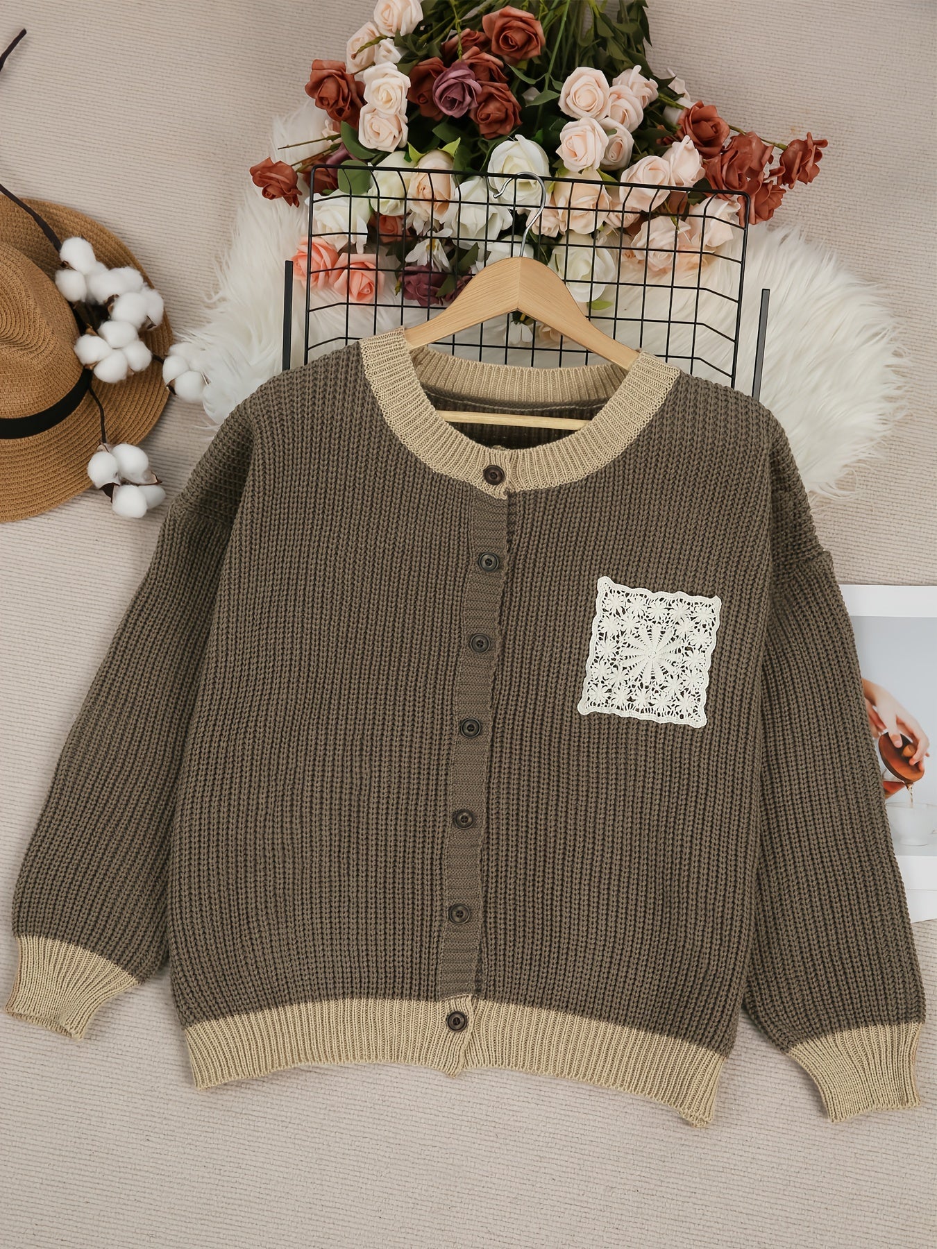 MARCELLINE - KNIT POCKET COAT-15519212011893-Nancy & Mae Savannah