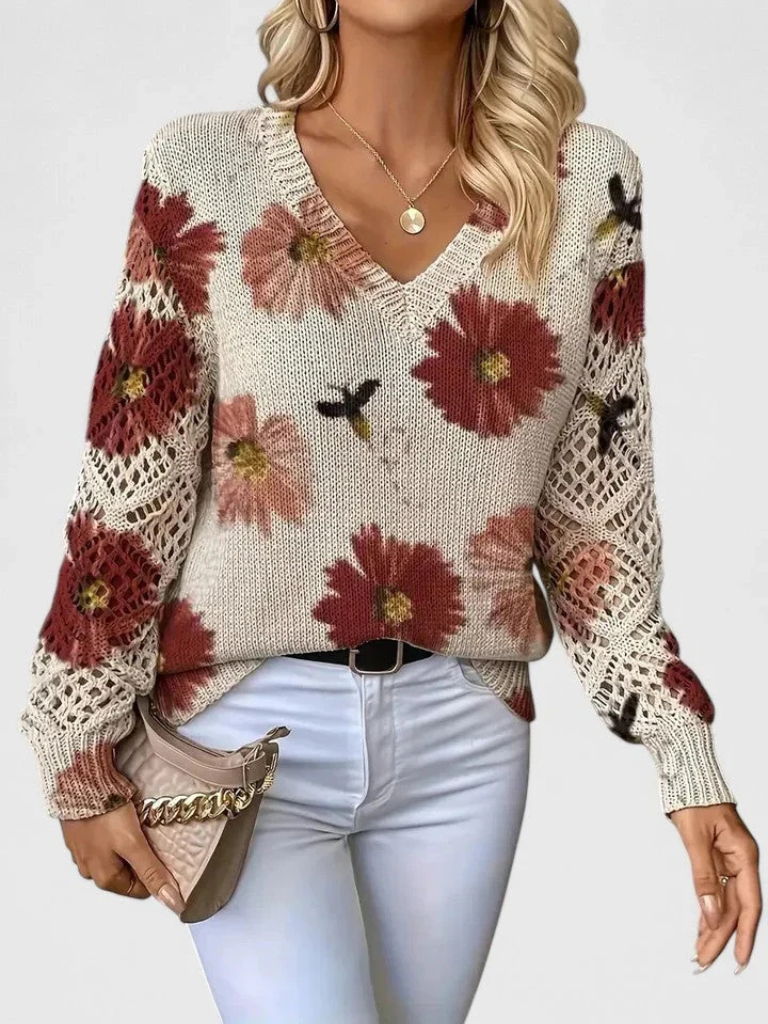 MARIBELLE - BLOOM SWEATER-15549015425397-Nancy & Mae Savannah