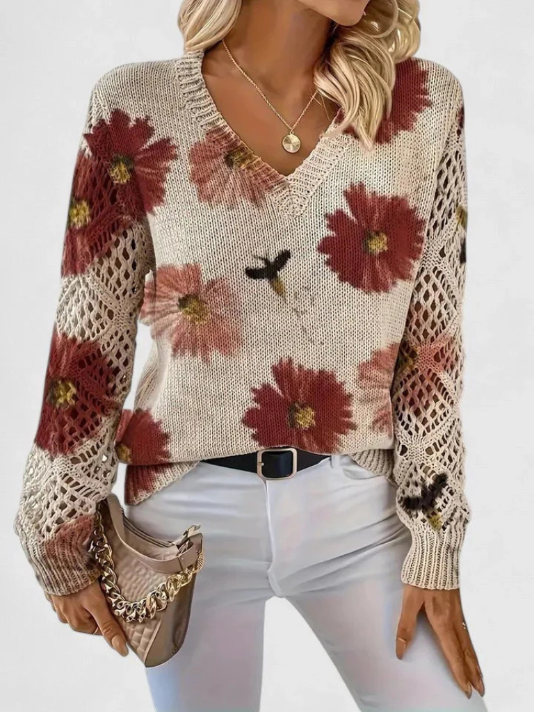 MARIBELLE - BLOOM SWEATER-15549015425397-Nancy & Mae Savannah