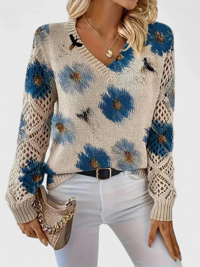 MARIBELLE - BLOOM SWEATER-15549015425397-Nancy & Mae Savannah