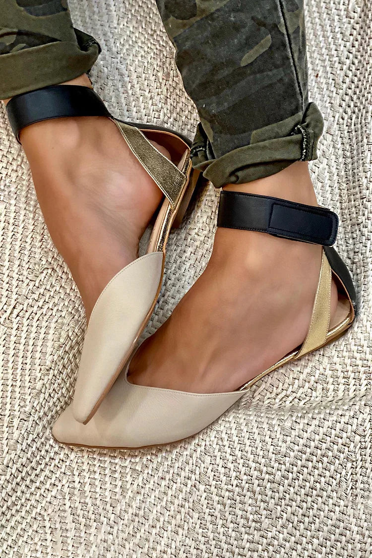 MICHELLE - TWO-TONE MODERN FLATS-15553870856565-Mirella Fiore