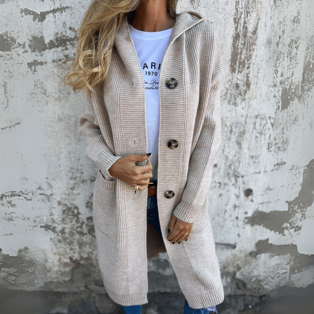 MONICA - Long Chic Cardigan-15519825494389-Mirella Fiore