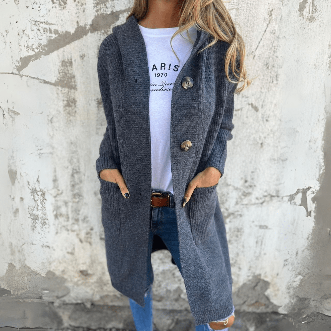 MONICA - Long Chic Cardigan-15519825494389-Mirella Fiore