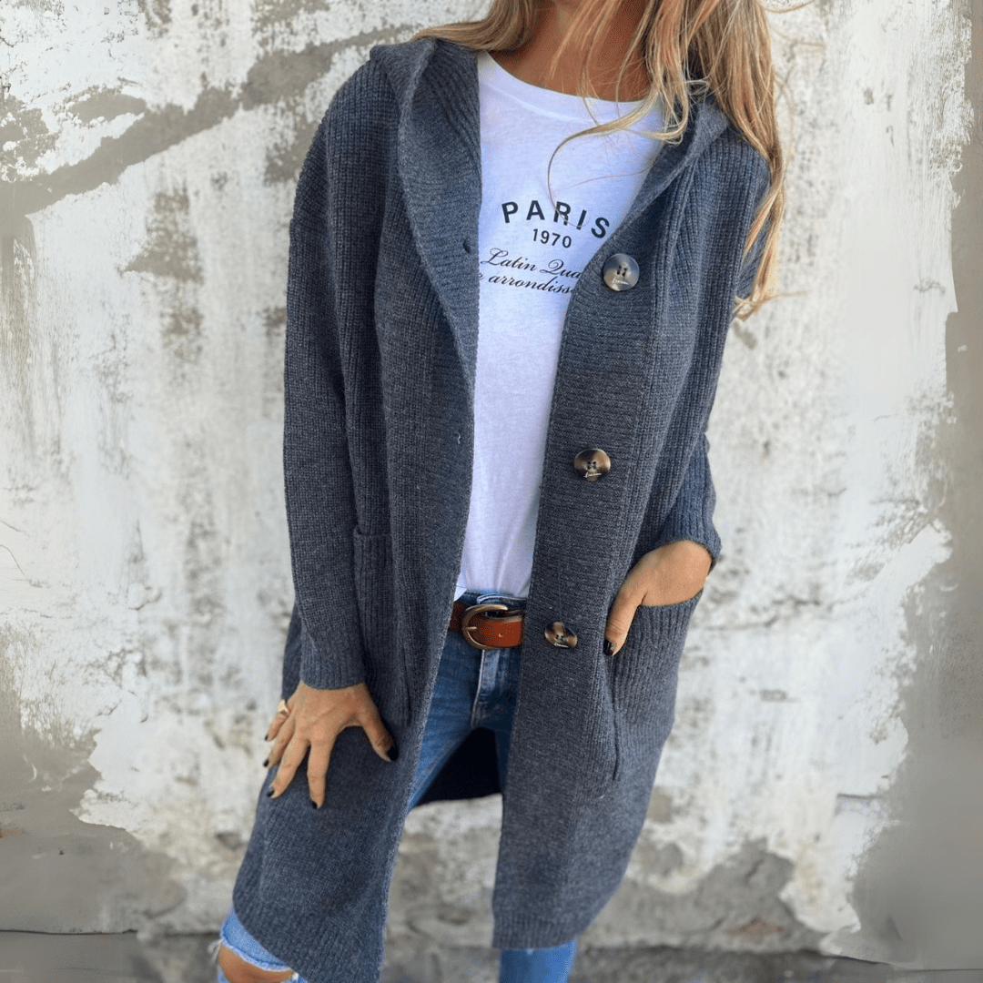 MONICA - Long Chic Cardigan-15519825494389-Mirella Fiore