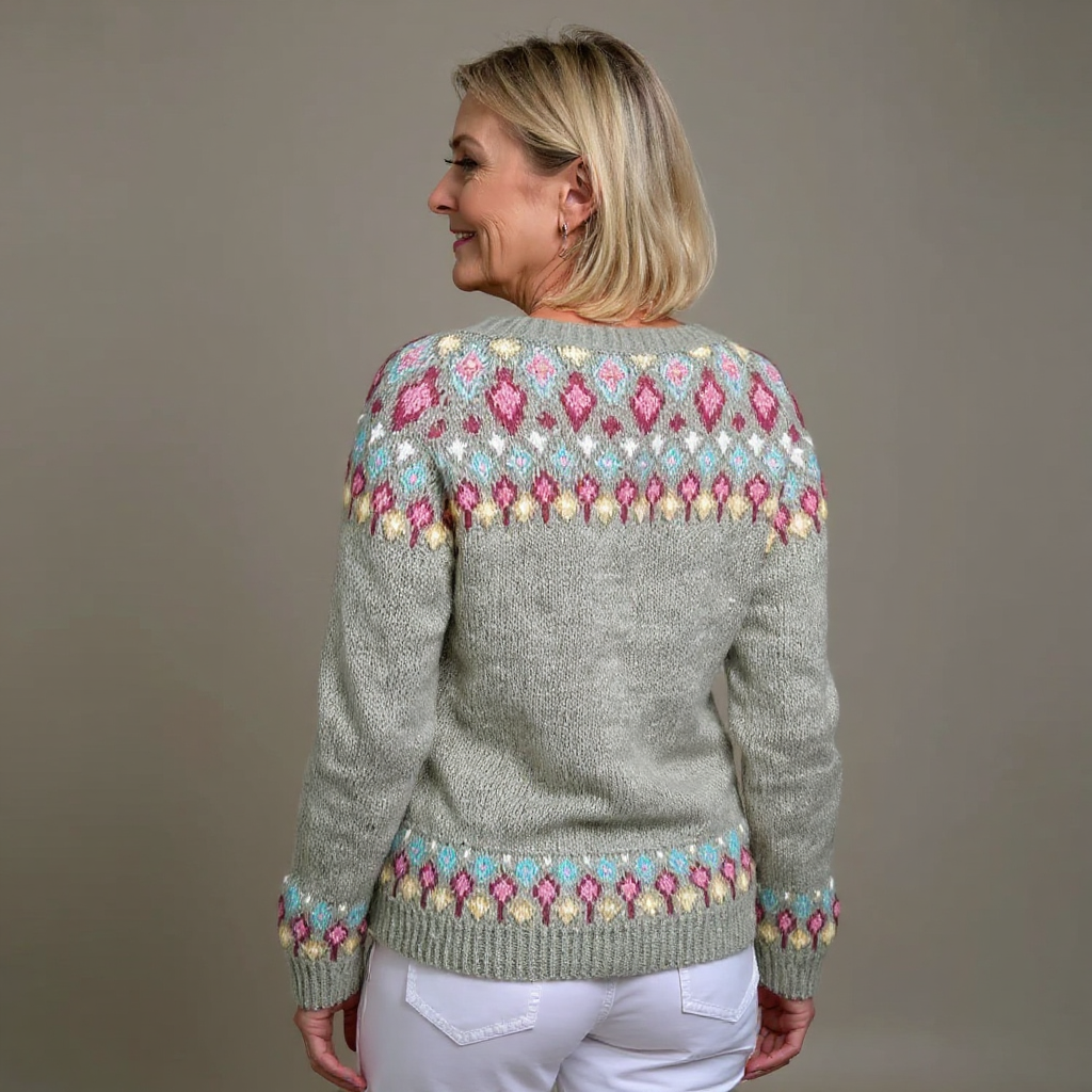 Madeline - Vintage Icelandic Cardigan-15531113382261-Mirella Fiore