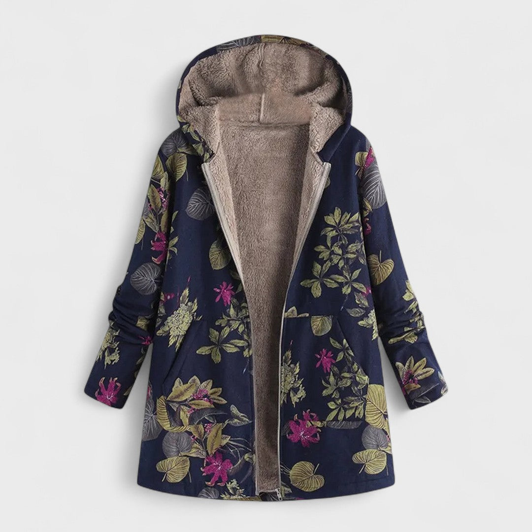 Maisy - Fleece-Lined Hooded Jacket-15544936628597-Nancy & Mae Savannah