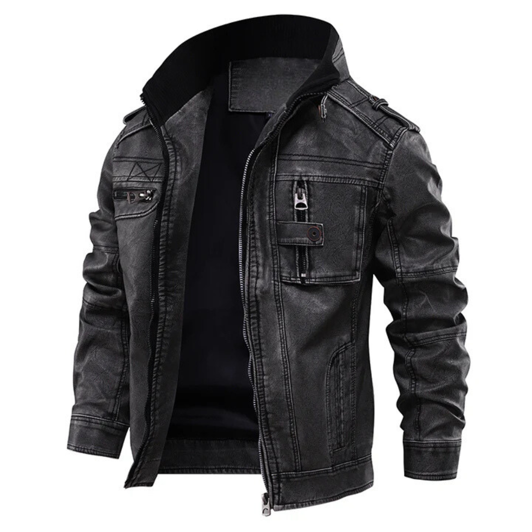 Marco - Premium Leather Jacket-15552079135093-Mirella Fiore
