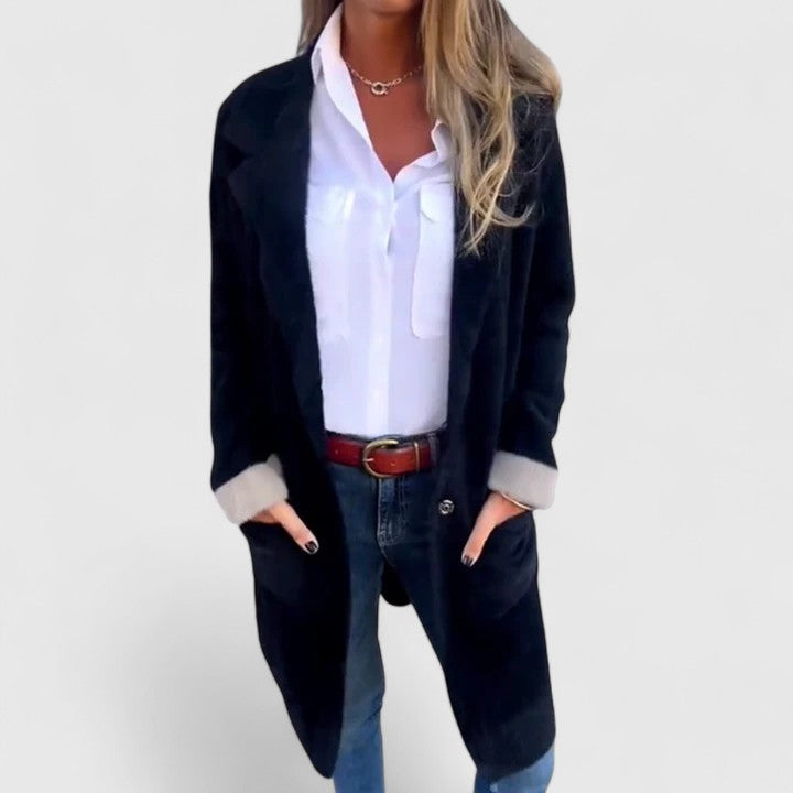 Maribel - Chic Everyday Blazer-Style Coat-15550919541109-Mirella Fiore