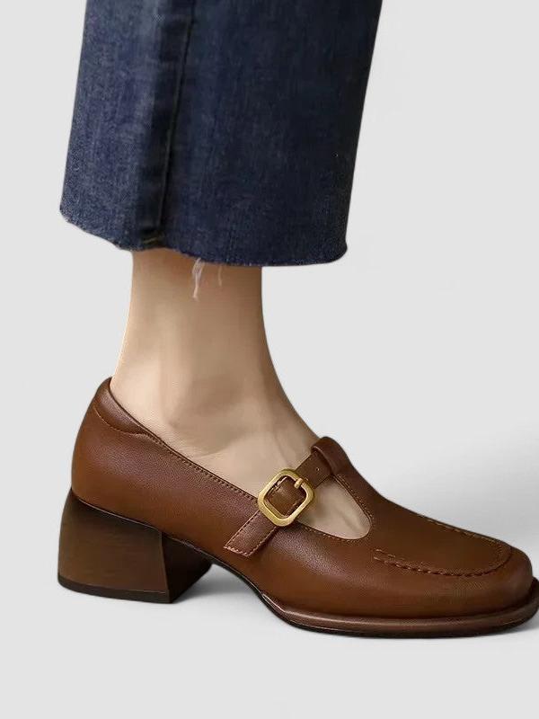 Mariella – Orthopedic T-Strap Mary Jane Shoes-15518793662837-Mirella Fiore