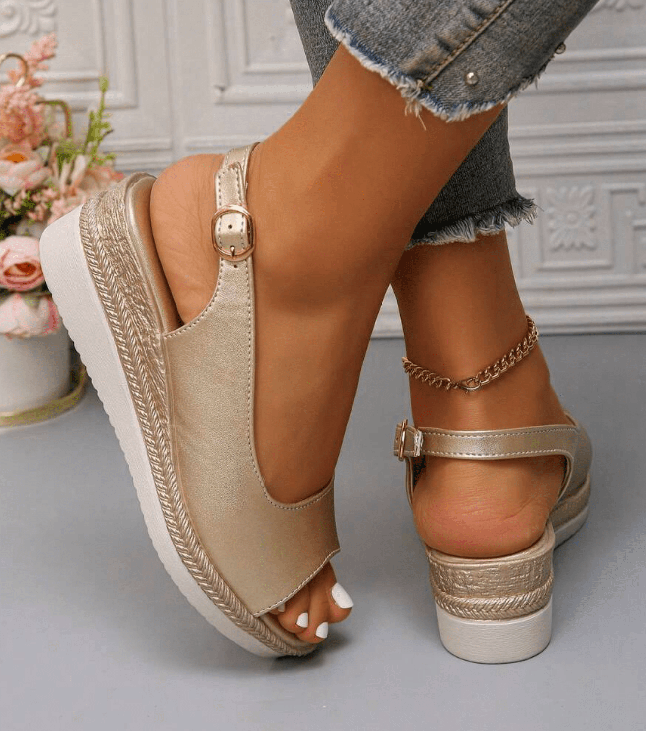 Marina - Orthopaedic Sandals-15547821064565-Mirella Fiore