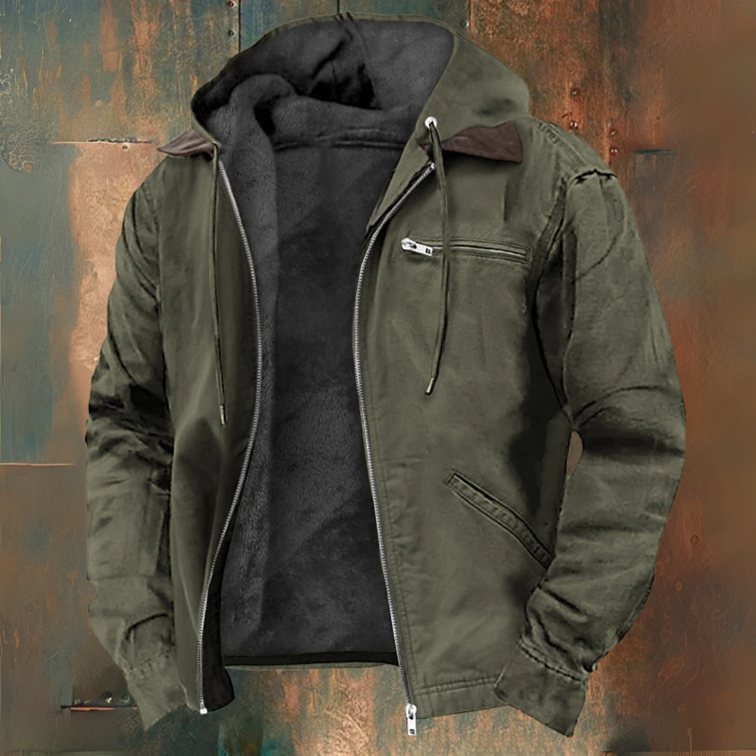 Mark - Hooded Sweat Jacket with Zip-15552184451445-Mirella Fiore