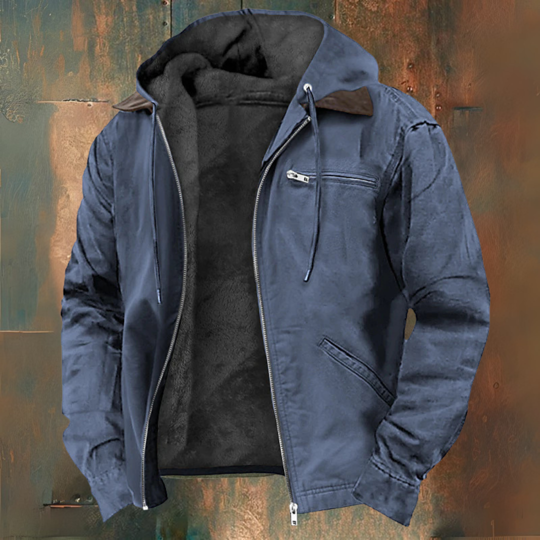 Mark - Hooded Sweat Jacket with Zip-15552184451445-Mirella Fiore