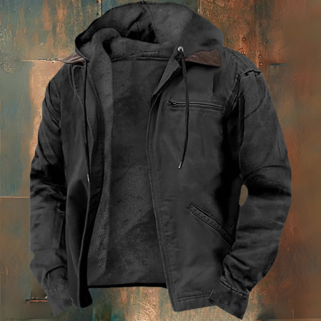 Mark - Hooded Sweat Jacket with Zip-15552184451445-Mirella Fiore